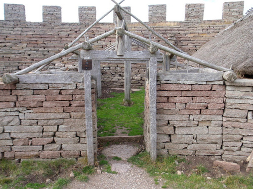 Viking Fortress Interior Structures.